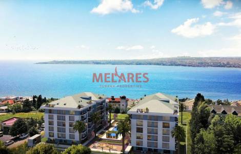 Duplex Apartment for Sale in Istanbul with an Amazing View of the Sea
